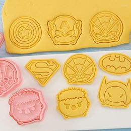 Baking Moulds 8 Pcs/Set DIY Anime Cookie Cutter Tools Biscuit Mould 3D Biscuits Mould ABS Plastic Fondant Moulds