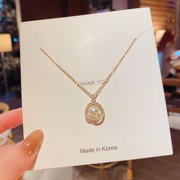 Pendant Necklaces Fashion Classic Personality Necklace Female Temperament Hollow Bird's Nest High Sense Geometric Party Jewellery