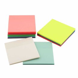 76*76mm Transparent 50 Sheets Sticky Notes Memo Pad Bookmark Marker Sticker Paper Office School Supplies