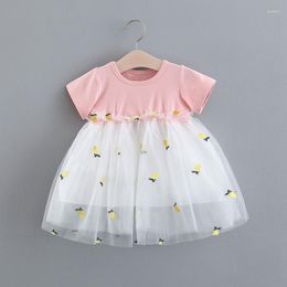 Girl Dresses Casual Tutu Outfits 0-4T Baby Girls Clothes Ear Birthday Dress Party For Toddler Kids Baptism Gown