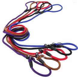 Dog Collars Explosion Proof Blunt Pet Traction Rope Nylon Training P Chain Professional Race Walking