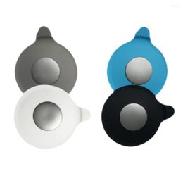 Bath Accessory Set 1Pack Bathtub Drain Stopper Silicone Recyclable Rubber Tub Plug Cover Water-drop Design For Universal Bathroom