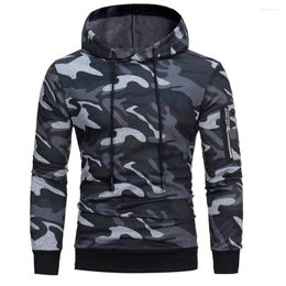 Men's Hoodies Winter Cloth For Mens Long Sleeve Camouflage Hoodie Hooded Sweatshirt Tops On Warm Outwear Sports Sweatershirts #YL10