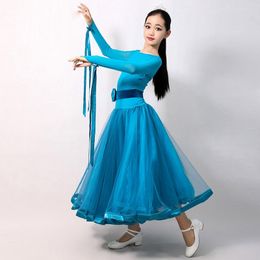 Stage Wear Modern Dance Costumes For Kids Ballroom Dancing Waltz Dress Girls Flamenco Dresses Foxtrot