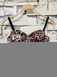 Women's Tanks Women Sexy Leopard Print Velvet Short Bustier Crop Tops Outside Wearing Sleeveless High Waist Corset Camis K487