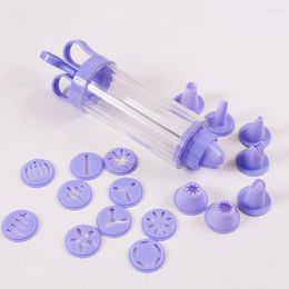 Baking Moulds Comfort Grip Ergonomic Dessert Decorator Cake Decorating Supplies Biscuit Maker With Icing Tips Disks