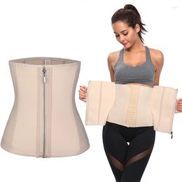 Women's Shapers Neoprene Sweat Waist Trainer Body Shaper Black Slimming Belt Cincher Corset Outdoor Sports Girdle Belly Control Shapewear