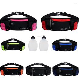 Outdoor Bags Men Women Running Waist Bag Sports Portable Gym Bottle Pouch Waterproof Hiking Hunting Packs With Kettles