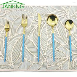 Flatware Sets 4set/6set Gold Set Knife Fork Spoon Cutlery 304 Stainless Steel Dinnerware Kitchen Tableware Home Accessories