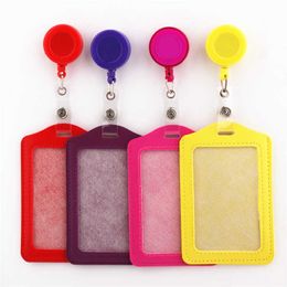 High quality 621 Set Vertical card sleeve Credit Card Badge Holder lanyards nurse name tag id badge holder