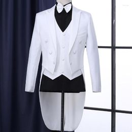 Stage Wear Tuxedo Male Host Chorus Suit Man Latin Ballroom Performance Dance Costume Magic Command Uniform DL5281