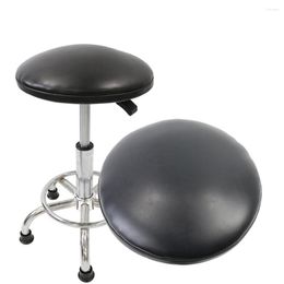 Pillow QXR Bar Stool Seat Black PU Leather Soft Laboratory Furniture ESD Antistatic Replacement Part