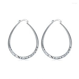 Hoop Earrings Fashion Jewelry Silver Color For Women Party The Gift Drop