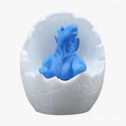 Night Lights Dinosaur Light For Kids 3D Egg Glowing Toy Bedside Lamp Decoration Christmas Birthday Gifts