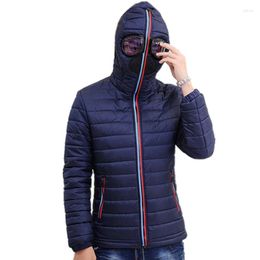 Men's Down Nice Mens Warm Camperas Children Windproof Quilted Jacket Winter Jackets Men Parkas With Glasses Padded Hooded Coat