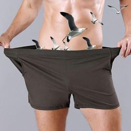 Underpants Mens Loose Underwear Boxers Homme Breathable Comfortable Home Cotton Shorts Pajama Panties Hombre Boxershorts