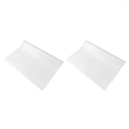 Table Mats 2Pcs Waterproof Cabinet Liners Moisture-proof Drawer Mat Shelf (Transparent)