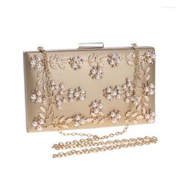 Evening Bags 2023 Women Fashion Beaded Clutch Bag Female Wedding Clutches Purses High Quality