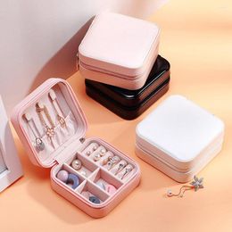 Jewellery Pouches CellDeal Box Travel Comestic Casket PU Leather Storage Ring Lady Case Portable Organiser Necklaces