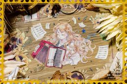 Gift Wrap A Light Chasing Romance Sunflower Girl Gold Shiny Washi PET Tape For Card Making DIY Scrapbooking Plan Decorative Sticker