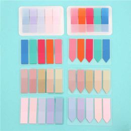 New 8 Types Colour Self Adhesive Memo Pad Sticky Notes Bookmark Sticker Paper Office School Supplies