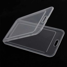 Transparent Card Cover Women Men Student Bus Badge Holder Business Credit s Bank ID School Supplies