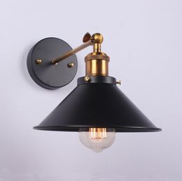 Pendant Lamps 110 20 Black Sconce And Energy Saving Light Source Vintage Ceiling Bronze Wall Lamp V/v Lustre Pendente