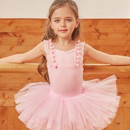 Stage Wear Ballet Dress Girls Dance Costumes Tutu Tank Leotard Ballerina Dancewear Skirted Costume