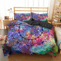 Bedding Sets Mandala Bed Cover Set 228x228 Home Textile High Quality Luxury Bedroom Ropa De Cama King Size Bamboo Fiber