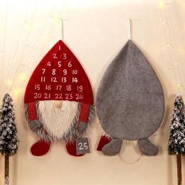 Christmas Decorations Baubles DIY Hanging Ornaments Craft Children Gift Toys Xmas Festival Home Wall Calendar Length 64X39CM