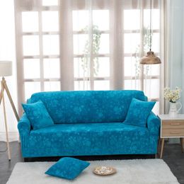 Chair Covers SunnyRain 1-Piece Thick Velvet Embossing Pattern Elastic Sofa Cover For Couch Slipcover Case