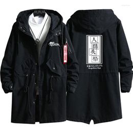 Men's Hoodies Bungo Stray Dogs Nakajima Atsushi Hoodie Anime Trench Coat Men Fashion Cotton Zipper Overcoat Jacket