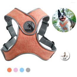 Dog Collars No-pull Sport Harness Reflective Safety X Type Pet Soft Breathable Mesh Vest Training For Small Medium Outdoor