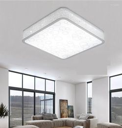 Ceiling Lights Circular&Rectangular Indoor Light For Living Room Modern Simple White Lamps With LED Chips Smart Color Adiusted