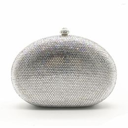 Evening Bags XIYUAN BRAND Design Wedding Bride Bridesmaid Gift Bling Crystal Day Clutch Fashion Diamond Hasp Women Handbag