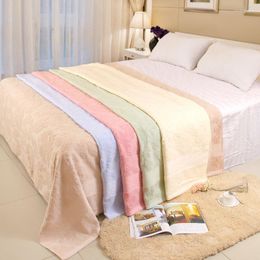 Blankets China Cotton Towels Blanket Double Layer Gauze Bed Sheet Air Conditioning Thin Summer Autumn