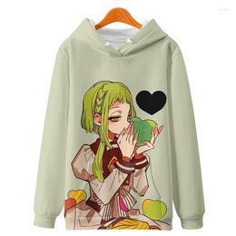 Men's Hoodies 2023 Anime Toilet-bound Hanako-kun Nene Yashiro Cosplay Costume Hoodie Sweatshirt 3D Print Kids Boy Girl Sportswear Clothes