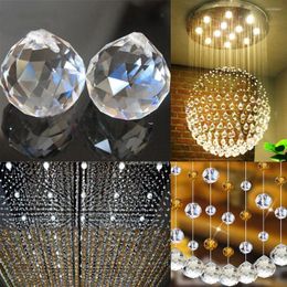 Chandelier Crystal 20/30/40mm Ball Clear Prisms Crystals Pendants Accessories DIY Bead Curtain Hanging Ornament