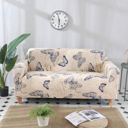 Chair Covers Butterfly Sofa All-inclusive Elastic Bohemia Couch Cover Sectional L Shape Armchair Single Two Three Four-seater