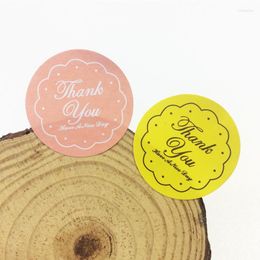 Gift Wrap 1200pcs/Sweet Lace Thank You Series Adhesive Seal Sticker For Baking Package/Cookie Packaging /DIY Multifunction Label/Wholesale