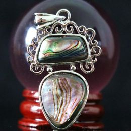 Pendant Necklaces Charms Natural Abalone Shell Teardrop Waterdrop Special Design Making High Quality Jewellery B1136Pendant