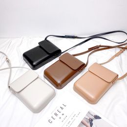 Evening Bags Mobile Cell Phone Bag Shoulder For Women 2023 Trend Small Youth Mini Cross Body Cute Purses Kawaii Side White Girls