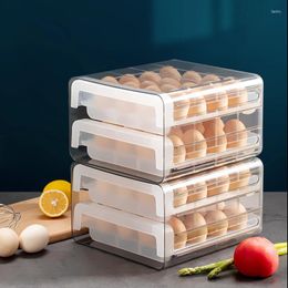 Kitchen Storage Drop-proof Egg Shelf Organiser Fresh Box Refrigerator Tray Loaded God Freshkeeping Lids