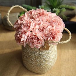 Decorative Flowers & Wreaths Peony Bouquet Plant Artificial For Wedding Garden Decoration Bride Hand Fake Flower Home Decor Accessories