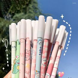 Creative Cartoon Erasable 0.5 Mm Neutral Pen Student Brush Washable Handle School Office Supplies Children's Stationery