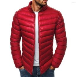Men's Down 2023 Winter Casual Padded Jacket Short Warm Hooded