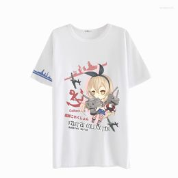 Men's T Shirts 2023 Summer Anime Collectiont T-shirt Casual Short Sleeve Round Neck Printed Cute Cosplay Collection Student