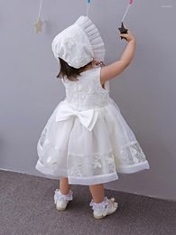 Girl Dresses Baby Girls Princess Gown Dress Lace 3pcs Kids Wedding Birthday Pageant Party Bridesmaid Formal Clothes