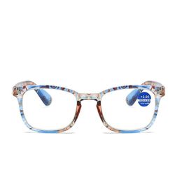 Sunglasses Fashion Women Floral Reading Glasses Anti-blue PC Classic Magnifier Female Presbyopic Computer Eyewear UltralightSunglasses