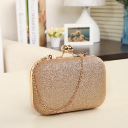 Evening Bags Mini Shining Bag For Women Blue Green Purple Gold Paillette Small Clutches Purse Lipstick Handbag Chain Shoulder